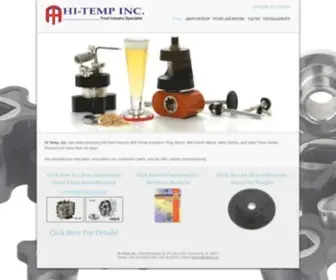 Hitemp.biz(Hitemp Foodservice Equipment) Screenshot