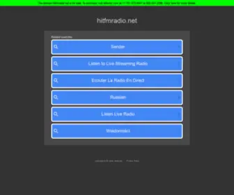 Hitfmradio.net(La radio camerounaise &amp; internationale) Screenshot