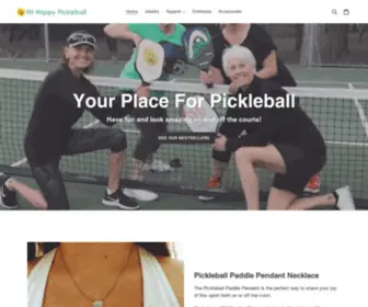 Hithappypickleball.com(Hit Happy Pickleball) Screenshot