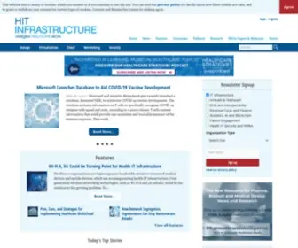 Hitinfrastructure.com(Healthcare IT Infrastructure News for IT pros in the Healthcare Industry) Screenshot