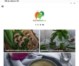 Hitjezdravozit.sk(Hit je zdravo žiť) Screenshot