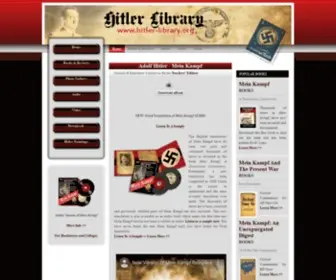 Hitler-Library.org(Hitler Library) Screenshot