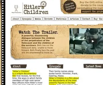 Hitlerschildren.com(Hitler's Children) Screenshot