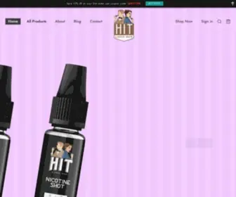 Hitliquid.com(E-Liquids & Short Fillls) Screenshot