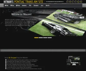 Hitmantransam.com(Hitman's Pontiac Trans Am Site) Screenshot