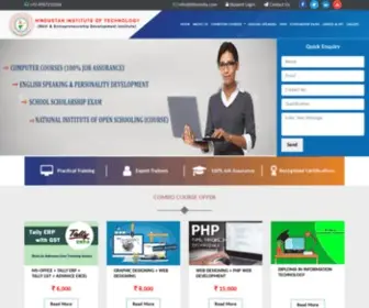 Hitmindia.com(Hindustan Institute of Technology) Screenshot