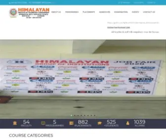 Hitmlucknow.ac.in(HITM Lucknow) Screenshot