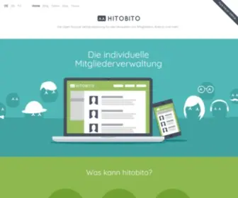 Hitobito.com(Online Open Source Mitgliederverwaltung) Screenshot