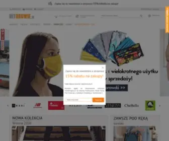 Hitobuwie.pl(Modne obuwie damskie oraz męskie najwyższej jakości oferuje sklep internetowy) Screenshot