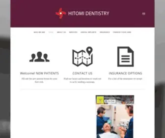 Hitomidentistry.com(Hitomi Dentistry) Screenshot