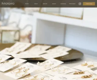 Hitotoiro.com(京都府長岡京市にあるハンドメイド＆セレクトショップ) Screenshot