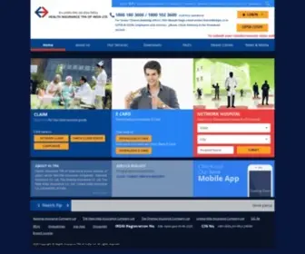 Hitpa.co.in(Health Insurance TPA) Screenshot