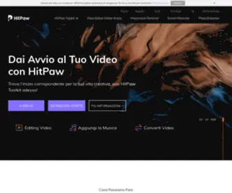 Hitpaw.it(Fornitore di potenti soluzioni video) Screenshot