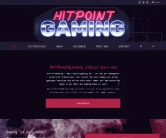 Hitpointgaming.de(Willkommen auf dem Onlinemagazin f) Screenshot