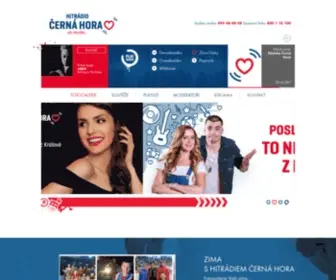 Hitradiocernahora.cz(Hitrádio) Screenshot