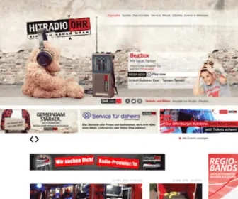 Hitradioohr.de(Einfach näher dran) Screenshot