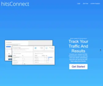 Hitsconnect.com(Web And Business Analytics) Screenshot
