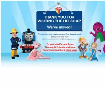 Hitshopusa.com(Shop Thomas the Train) Screenshot