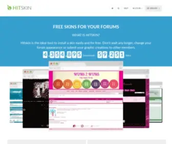 Hitskin.com(The best skins for your free forums) Screenshot