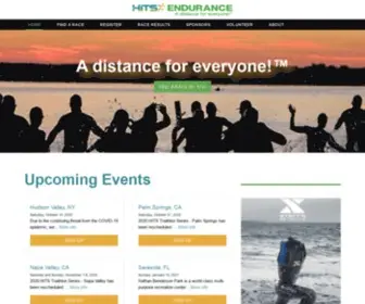 Hitstriathlonseries.com(Upcoming Events) Screenshot