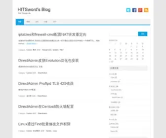 Hitsword.org(HITSword's Blog) Screenshot