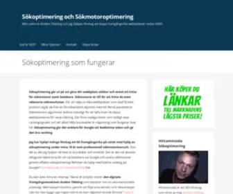 Hittaminsida.se(Sökoptimering) Screenshot