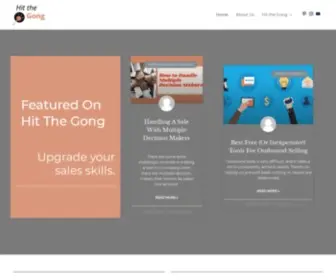 Hitthegongsales.com(Hit the Gong Sales) Screenshot