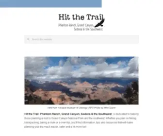 Hitthetrail.com(Hit the Trail at Grand Canyon) Screenshot