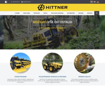 Hittner.hr(Tvornica traktora Hittner d.o.o) Screenshot
