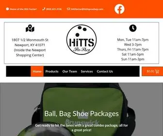 Hittsproshop.com(Home of the Hitt Factor) Screenshot