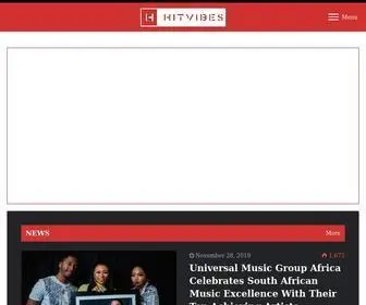Hitvibes.com(South African Music Website) Screenshot