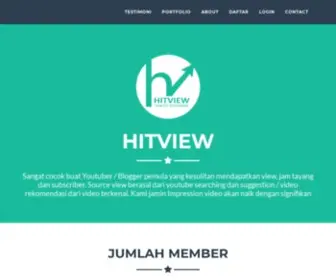 Hitview.info(Aplikasi untuk youtuber pemula dan berbagai aplikasi sosial media) Screenshot