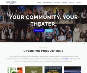 Hitw.org(Hole In The Wall Theater of New Britain) Screenshot