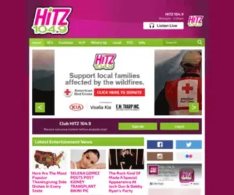 Hitz1049.com(HITZ 1049) Screenshot