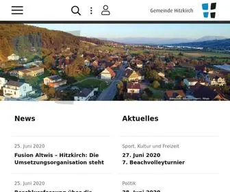 Hitzkirch.ch(Gemeinde Hitzkirch) Screenshot