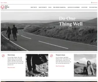 Hiutdenim.co.uk(We make jeans) Screenshot