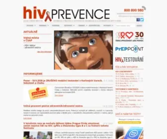 Hiv-Prevence.cz(HIV prevence) Screenshot