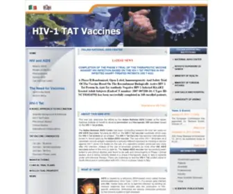 Hiv1Tat-Vaccines.info(Italian HIV AIDS vaccines HIV) Screenshot