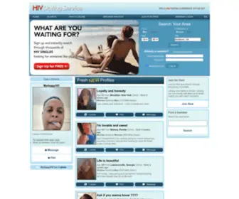 Hivdatingservice.com(HIV Dating Service) Screenshot