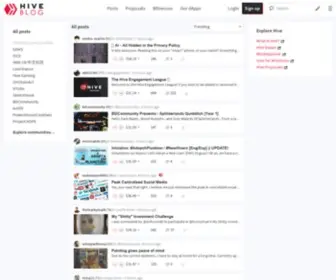 Hive.blog(Communities without borders) Screenshot