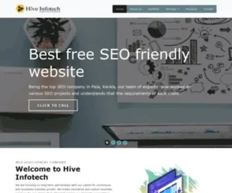 Hiveinfotech.com(Hive Infotech) Screenshot