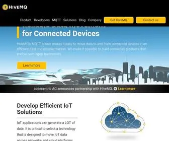 Hivemq.com(HiveMQ is a MQTT broker) Screenshot