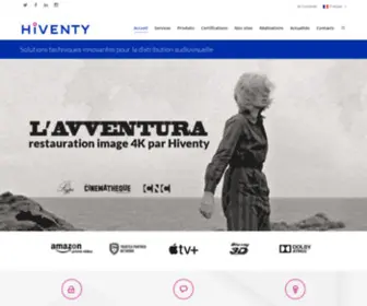 Hiventy.com(Prestataire technique audiovisuel et cinématographique) Screenshot