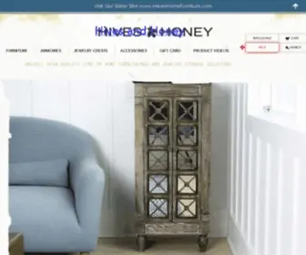 Hivesandhoney.com(UNIQUE, HIGH QUALITY LINE OF HOME FURNISHINGS AND JEWELRY STORAGE SOLUTIONS) Screenshot