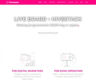 Hivestack.com(Hivestack) Screenshot
