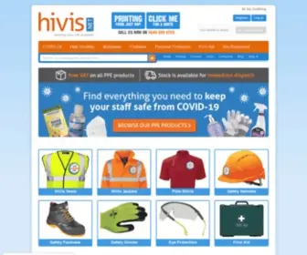 Hivis.net(Hi Visibility Vests & Jackets) Screenshot