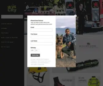 Hiviscity.com(Hi-Vis City) Screenshot