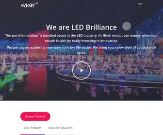 Hivisi.com.au(VERY SMART LED PRODUCT MANUFACTURE) Screenshot