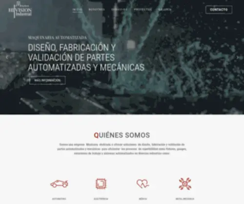 Hivision.com.mx(Maquinaria Automatizada) Screenshot