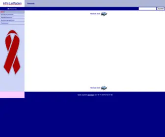 Hivleitfaden.de(HIV und AIDS) Screenshot